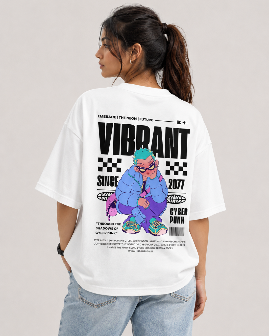 Cyberpunk Premium Oversized T-Shirt