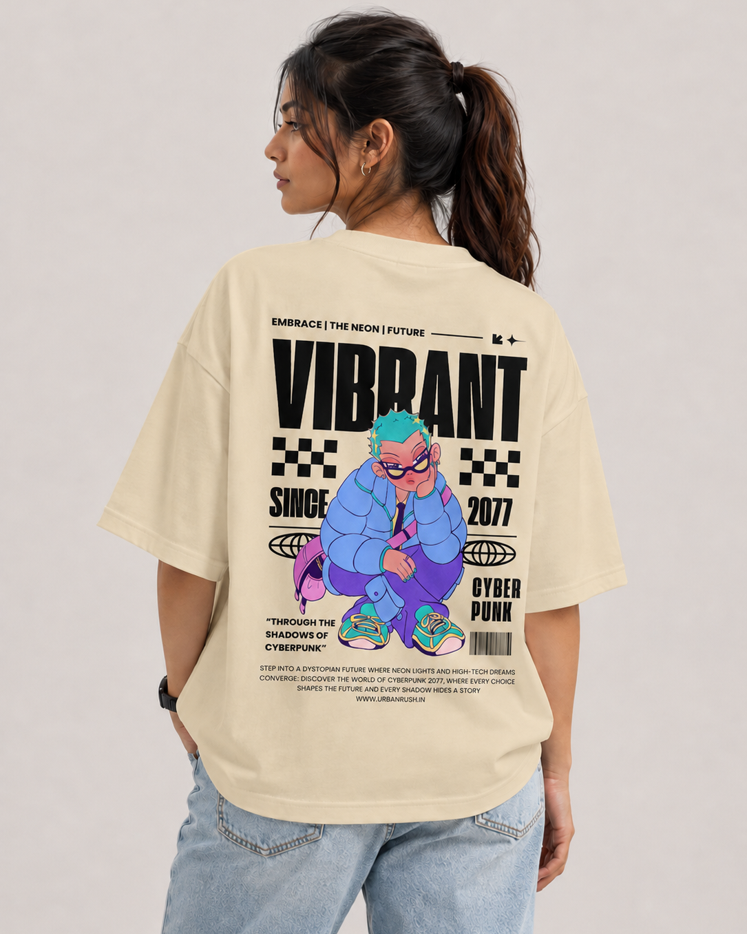 Cyberpunk Premium Oversized T-Shirt