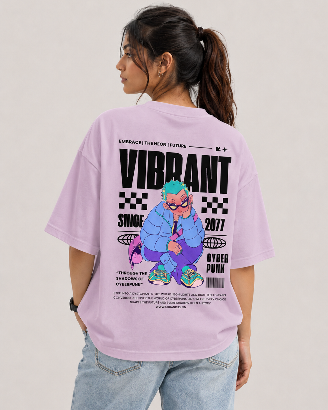 Cyberpunk Premium Oversized T-Shirt
