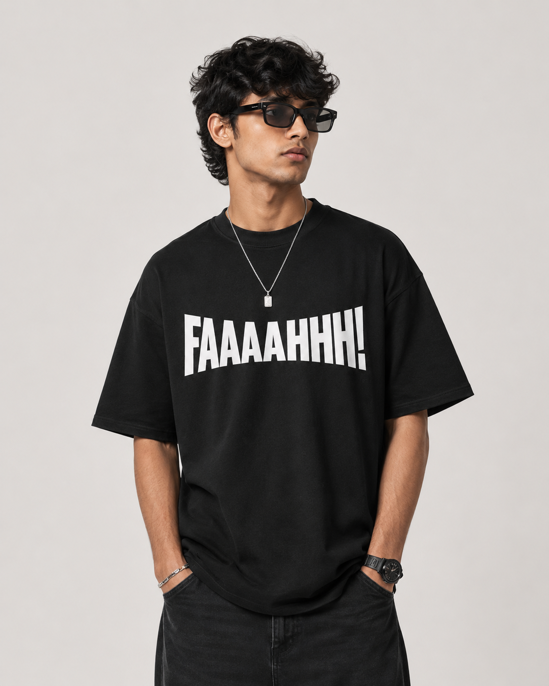 FAAAAHHH! Oversized T-Shirt Design