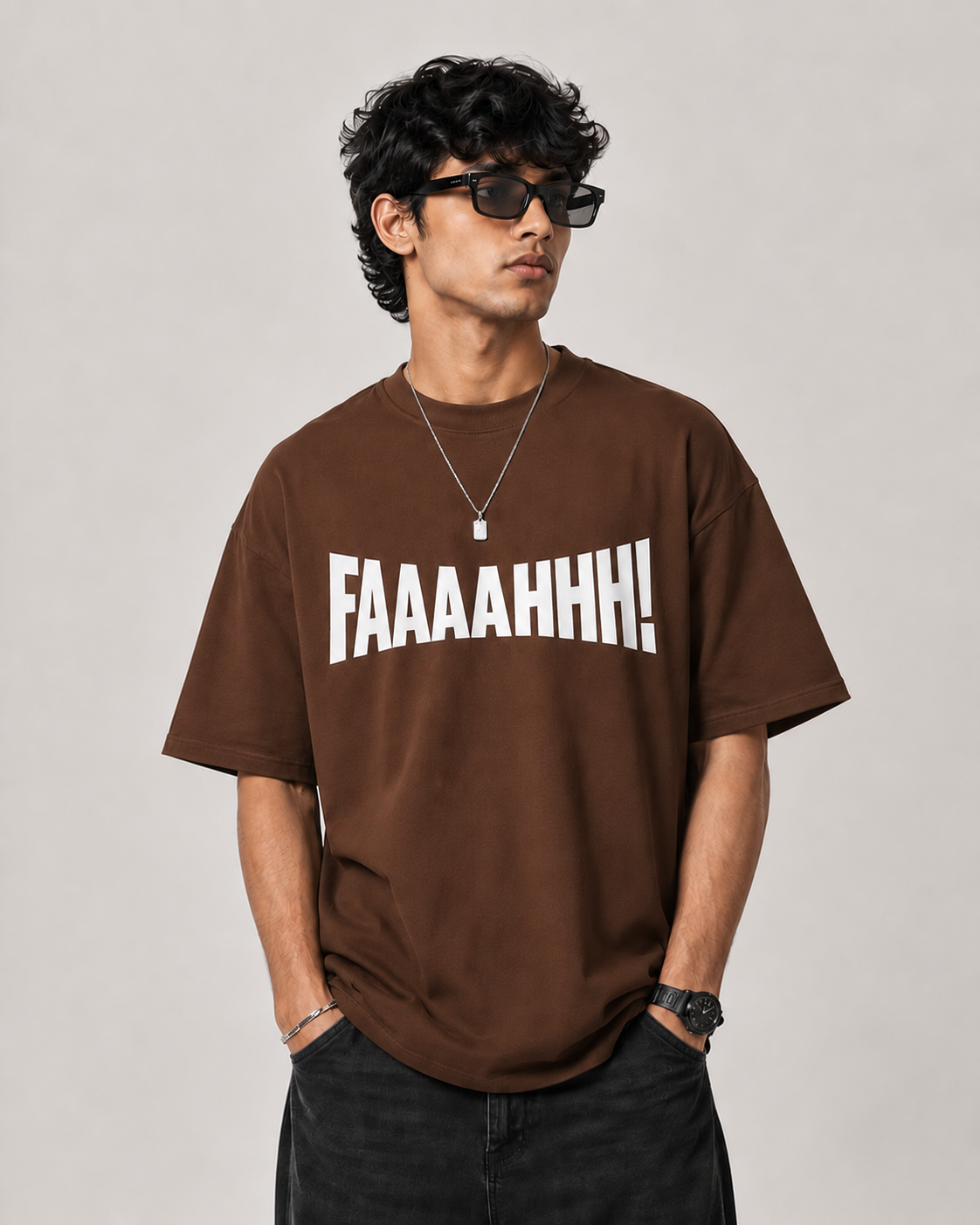 FAAAAHHH! Oversized T-Shirt Design