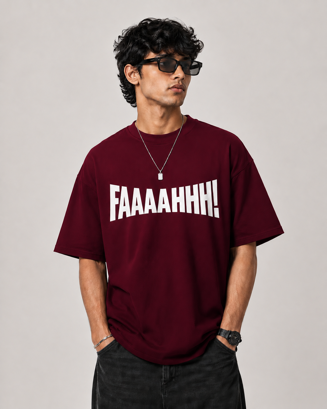FAAAAHHH! Oversized T-Shirt Design