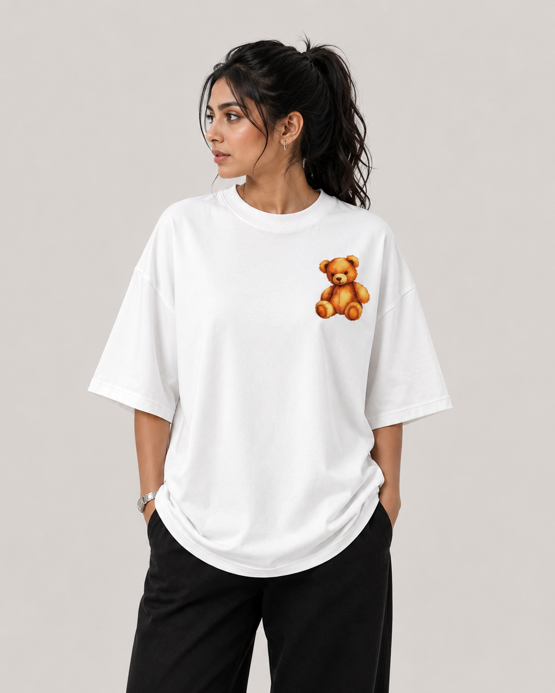 Bear Premium Oversized T-Shirt