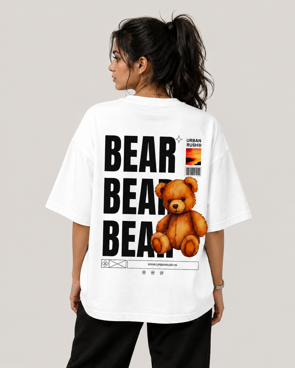 Bear Premium Oversized T-Shirt