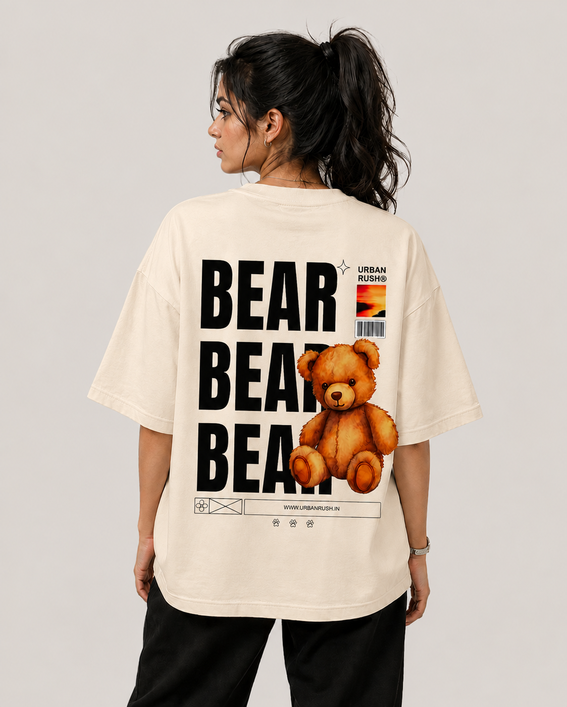Bear Premium Oversized T-Shirt