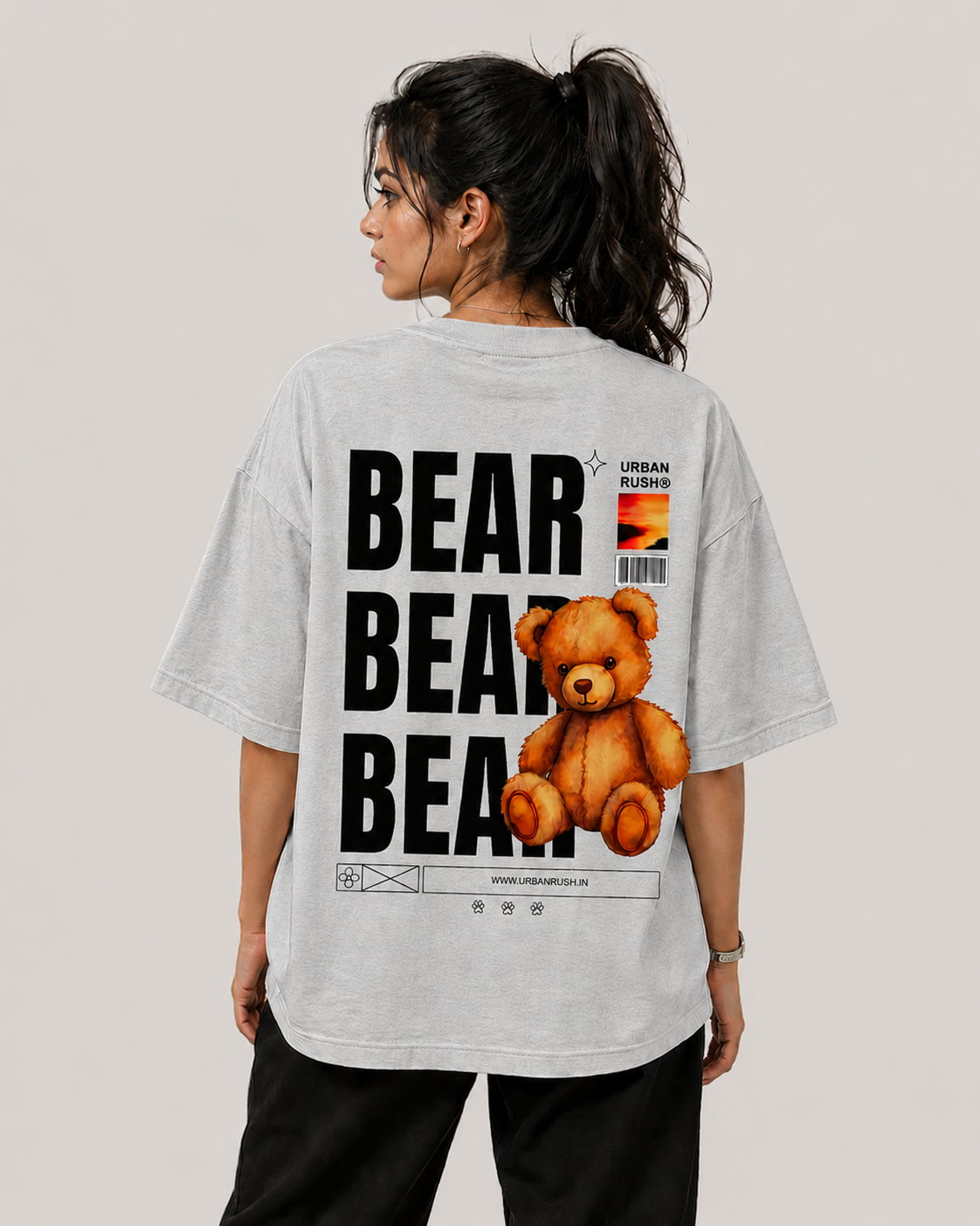 Bear Premium Oversized T-Shirt