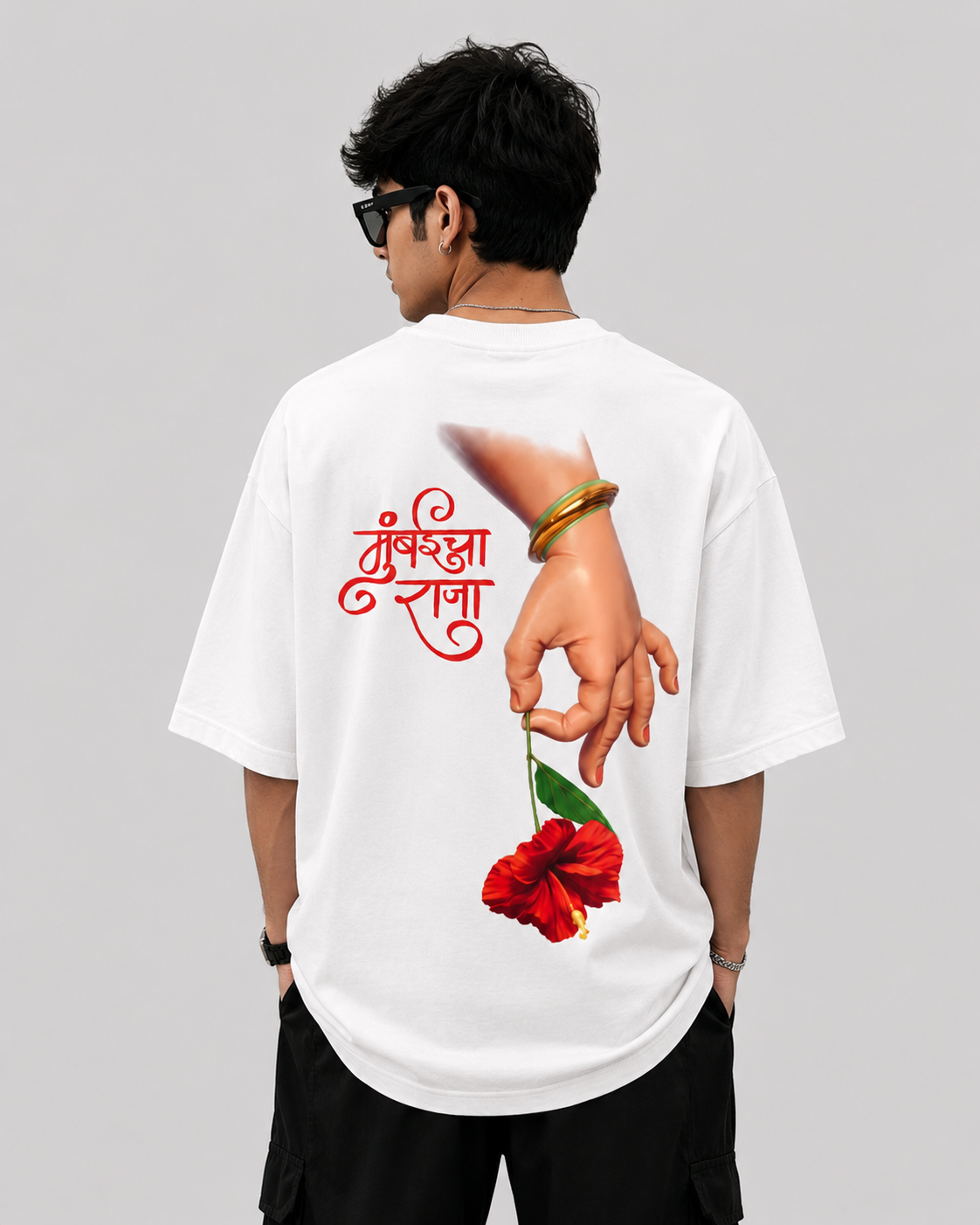 Mumbai Cha Raja Oversized T-Shirt