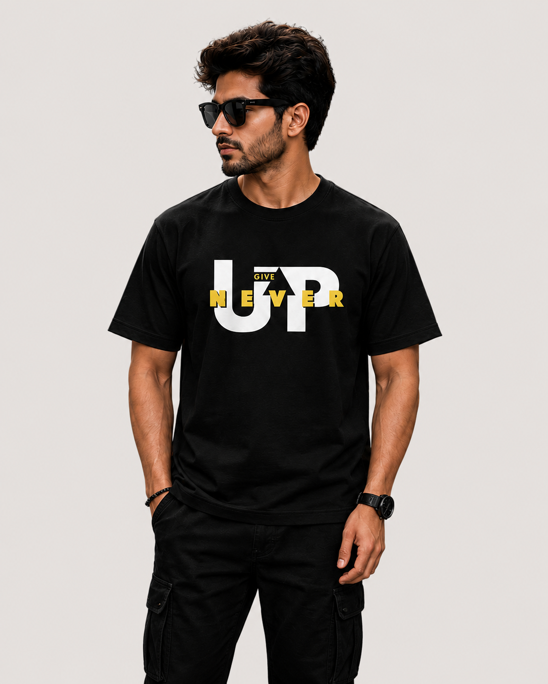 Pack Of 2 Men's Daily Wear T-Shirt