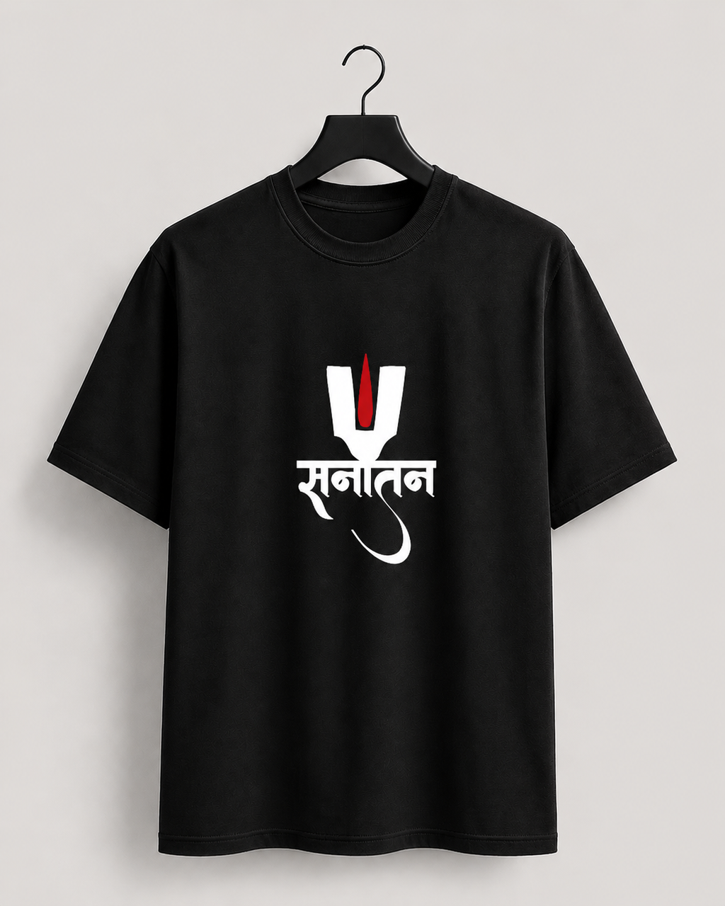 Sanatan Print Daily Wear Round Neck T-Shirt