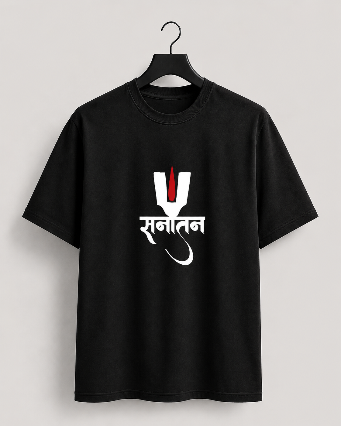 Sanatan Print Daily Wear Round Neck T-Shirt